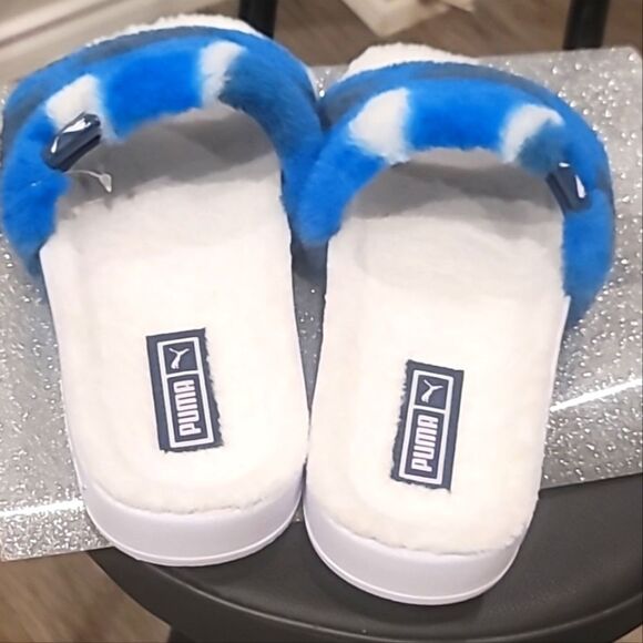 Puma Leadcat 2.0 Fluff Tie Dye Slide Sandal - Picture 13 of 13
